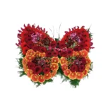 Rouwbloemstuk Vicky gemengde vlinder