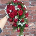 Bruidsboeket Red drop