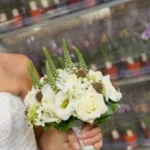 Bruidsboeket white edge