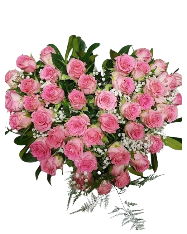 boeket hart 50cm kopen