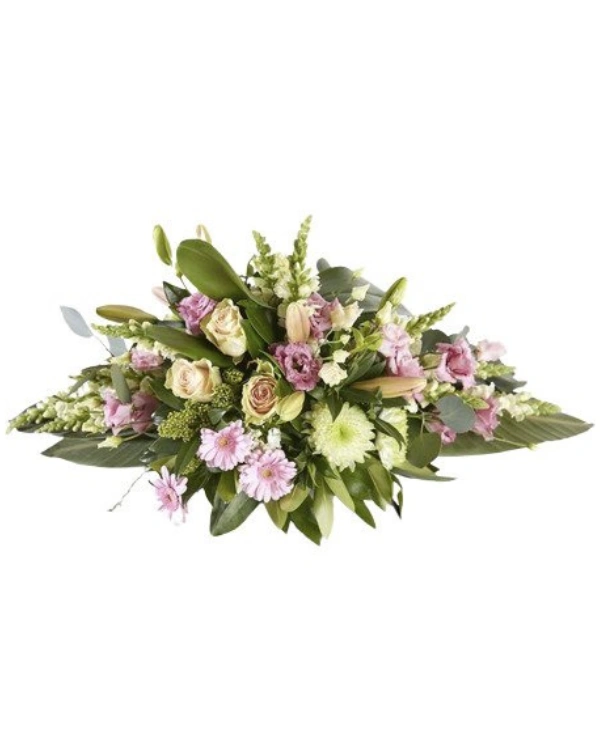 ovale rouwbloemstuk mariposa kopen