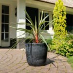 Pot Palermo marble grey