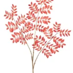 Tina Collection zijde Sorbusblad l105cm coraal/goud