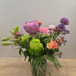 Plukboeket pink mystery incl. vaas