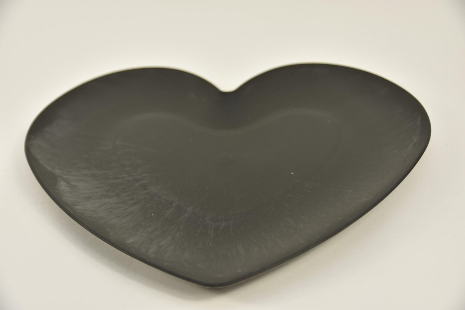 Melamine Bord Hart Plat Grijs 36x33x2cm kopen
