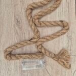 Jute touw met Led 15 lamps 1mtr excl. batt